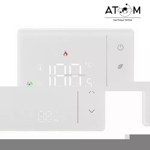 Терморегулятор ATOM Alpha ECO Light белый