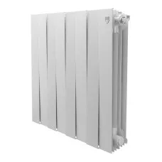 Радиатор биметаллический Royal Thermo Pianoforte 500 - 8 секций Bianco Traffico с боковым подключением Радиатор биметаллический Royal Thermo Pianoforte 500 - 8 секций Bianco Traffico с боковым подключением