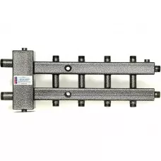 Гидравлический коллектор комбинированный Rilano 5 контуров 1"1/4 x 1" НР до 85 кВт Гидравлический коллектор комбинированный Rilano 5 контуров 1"1/4 x 1" НР до 85 кВт