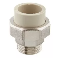 Муфта разъемная ППР FV-Plast 237032 НР 32x1" (американка) Муфта разъемная ППР FV-Plast 237032 НР 32x1" (американка)