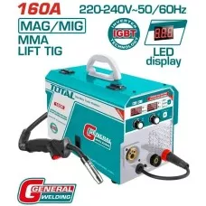 Инверторный сварочный аппарат 160A MMA TOTAL TW216028 Инверторный сварочный аппарат 160A MMA TOTAL TW216028
