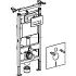 Инсталляция Geberit Duofix 458.128.21.1 + унитаз BelBagno Due безободковый, BB3103CHR/SC