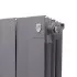 Радиатор биметаллический Royal Thermo Pianoforte 500 - 12 секций Silver Satin с боковым подключением (Роял Термо)