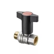 Кран шаровый 1" НВ маховик пластмассовый Optibal Oventrop 1077308 Кран шаровый 1" НВ маховик пластмассовый Optibal Oventrop 1077308