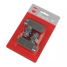 Набор дизайн-вентилей Royal Thermo CUBE 1/2" хром, RTE 56.002, НС-1193191 Набор дизайн-вентилей Royal Thermo CUBE 1/2" хром, RTE 56.002, НС-1193191