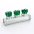 Регулирующий проходной коллектор FAR ВР-НР 1"х3/4" с 3 отводами FK 3822 134 (EUR) (Фар) Регулирующий проходной коллектор FAR ВР-НР 1"х3/4" с 3 отводами FK 3822 134 (EUR) (Фар)