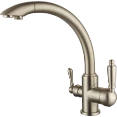 GZ16031-D Смеситель для кухни на две воды БРОНЗ GZ16031-D Смеситель для кухни на две воды БРОНЗ