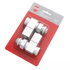 Набор дизайн-вентилей Royal Thermo CUBE 1/2" белый, RTE 56.0005, НС-1422574 Набор дизайн-вентилей Royal Thermo CUBE 1/2" белый, RTE 56.0005, НС-1422574