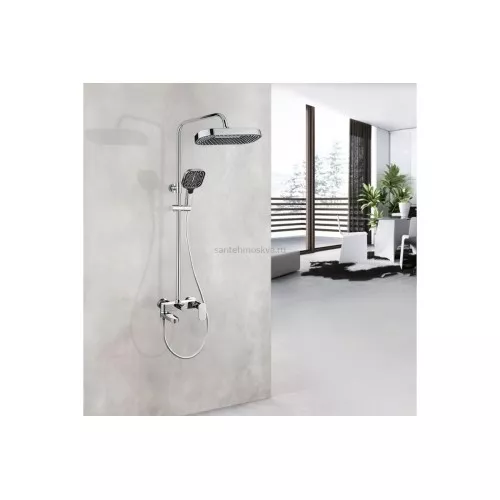 Salda Душевая стойка со смесителем ALS-615-17 Хром