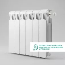 Радиатор биметаллический Mon. 350 Ventil VR - 6 секций c нижним правым подключением Радиатор биметаллический Mon. 350 Ventil VR - 6 секций c нижним правым подключением