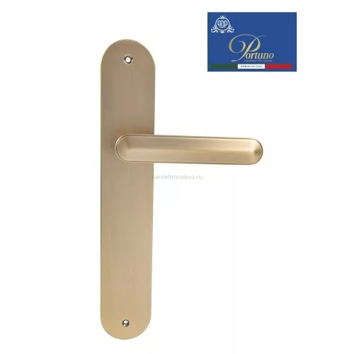 Дверная ручка на планке PORTUNO Onyx 623.11PL Матовый кофе