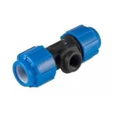 Тройник Политэк 52201220 ВР для ПНД труб 20x1/2"x20 Тройник Политэк 52201220 ВР для ПНД труб 20x1/2"x20