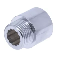 Удлинитель НВ 1/2" x 30 мм, хромированный Италия Удлинитель НВ 1/2" x 30 мм, хромированный Италия