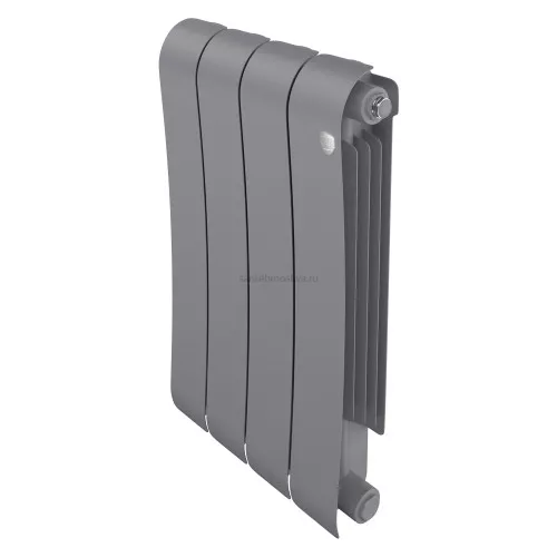Радиатор биметаллический Royal Thermo Infinity 500 Silver Satin - 4 секции НС-1629996