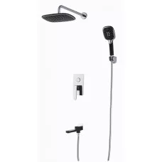 GZ26065-C Встроенный смес для душа с 3-функ. (черный+хром) GZ26065-C Встроенный смес для душа с 3-функ. (черный+хром)