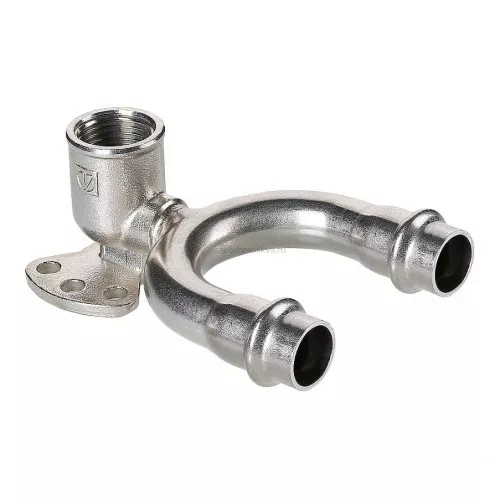 Пресс-водорозетка проходная мм х из нержавеющей стали VTi.954.DI.150415 VALTEC (ВАЛТЕК)
