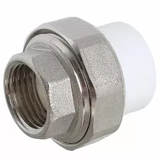 Муфта разъемная - американка 20 мм x 1/2" с внутренней резьбой Муфта разъемная - американка 20 мм x 1/2" с внутренней резьбой
