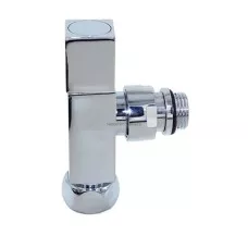 Вентиль запорный угловой квадратный для полотенцесушителя 3/4" ВР × 1/2" НР Вентиль запорный угловой квадратный для полотенцесушителя 3/4" ВР × 1/2" НР