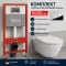 Инсталляция TECEbase 9400412 4 в 1 + унитаз BelBagno UNO BB3105CHR/SC, безободковый