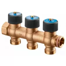 Распределительная гребенка Oventrop Multidis R для водоснабжения, 3/4" с 3 отводами 4200553