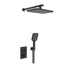 Душевая система скрытого монтажа VIEIR V25006-2C черный матовый