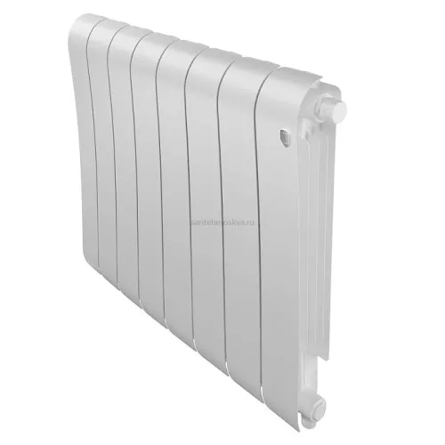 Радиатор биметаллический Royal Thermo Infinity 500 Bianco Traffico VR80 - 8 секции НС-1658380