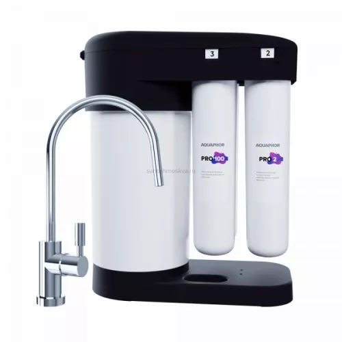 Фильтр для воды под мойку АКВАФОР DWM-102S Pro Морион, обратный осмос с минерализатором
