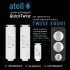 Набор картриджей для atoll TWIST 1000i (префильтр; мембрана; постфильтр) Набор картриджей для atoll TWIST 1000i (префильтр; мембрана; постфильтр)