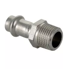 Соединитель нержавеющая сталь Valtec 22 мм х 3/4 НР, VTi.901.I.002205 Соединитель нержавеющая сталь Valtec 22 мм х 3/4 НР, VTi.901.I.002205