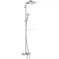 Душевая стойка Hansgrohe Crometta E 240 1jet Showerpipe 27298000 с термостатом Душевая стойка Hansgrohe Crometta E 240 1jet Showerpipe 27298000 с термостатом