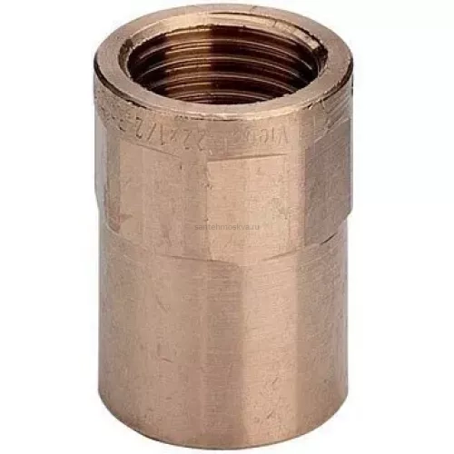 Муфта Viega 104139 ВР медная под пайку 28х3/4" (Виега)