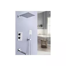 Weber Встраиваемый душевой комплект с термостатом 3 режима TVZ-0806 Хром Weber Встраиваемый душевой комплект с термостатом 3 режима TVZ-0806 Хром