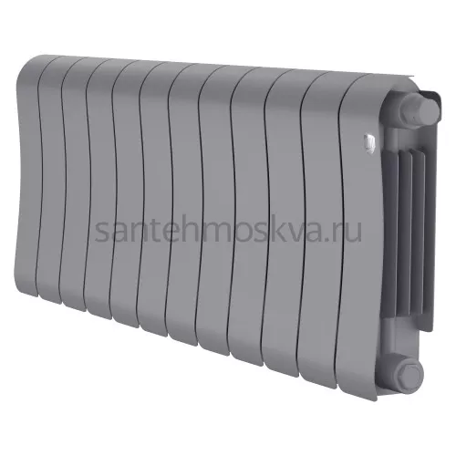 Радиатор биметаллический Royal Thermo Infinity 300 Silver Satin VR80 - 12 секции НС-1696348
