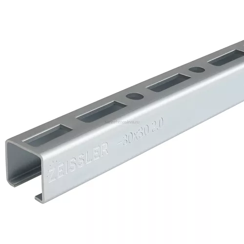 Профиль монтажный Zeissler 30x30х2х2000 мм, ZSr.2502.303002