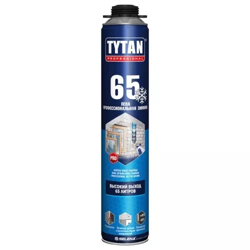 Монтажная пена Tytan 65 UNI 750 мл зимняя (профессиональная)