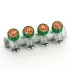 Регулирующий проходной коллектор FAR ВР-НР 1"х3/4" с 4 отводами FK 3824 134 (EUR) (Фар) Регулирующий проходной коллектор FAR ВР-НР 1"х3/4" с 4 отводами FK 3824 134 (EUR) (Фар)