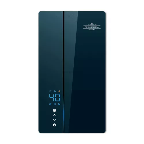 Электрический проточный водонагреватель PRIMOCLIMA ATLAS 9 кВт Wi-Fi, сине-серый (PC ATLAS (BG) Примоклима)