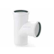 Тройник Rehau Raupiano Plus 110х110мм 87° для систем внутренней канализации