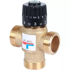 Клапан термосмесительный НР 1" 20-43°С KV 2.5 м3/ч SVM-0120-254325 Клапан термосмесительный НР 1" 20-43°С KV 2.5 м3/ч SVM-0120-254325