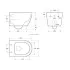 Унитаз подвесной безободковый BelBagno TRE, BB8001CHR/SC Унитаз подвесной безободковый BelBagno TRE, BB8001CHR/SC