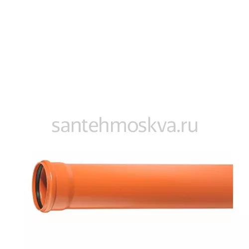 Труба канализационная d160x1000 мм толщина 3.2 для наружной канализации
