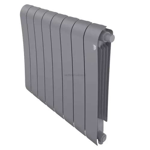 Радиатор биметаллический Royal Thermo Infinity 500 Silver Satin VR80 - 8 секции НС-1658389