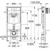 Инсталляция для унитаза GROHE Rapid SL 38811000, 3 в 1 с кнопкой смыва (Грое) Инсталляция для унитаза GROHE Rapid SL 38811000, 3 в 1 с кнопкой смыва (Грое)