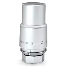 Термоголовка жидкостная Royal Thermo Design PRO М30х1,5 матовый хром, RTO 07.0014, НС-1446825