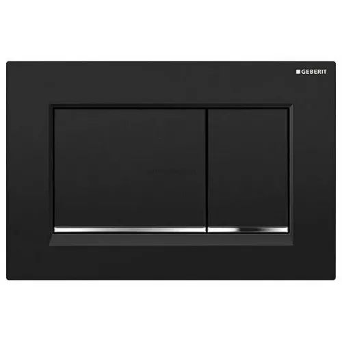 Смывная клавиша Geberit Sigma 30 115.883.14.1 черный матовый/хром