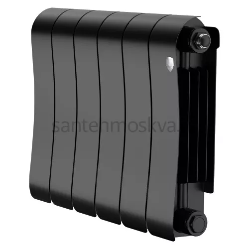 Радиатор биметаллический Royal Thermo Infinity 300 Noir Sable - 6 секции НС-1683693