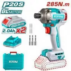 Аккумуляторный ударный винтоверт TOTAL (TIRLI2028 ТОТАЛ) Аккумуляторный ударный винтоверт TOTAL (TIRLI2028 ТОТАЛ)