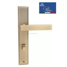 Дверная ручка на планке с фиксатором PORTUNO Star 820.11WC Матовый кофе Дверная ручка на планке с фиксатором PORTUNO Star 820.11WC Матовый кофе