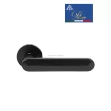 Дверная ручка на розетке Portuno Onyx 123.03  чёрный