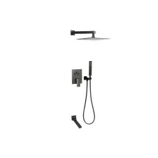 Eden Встраиваемый душевой комплект 3 режима TVZ-0817 Чёрный Eden Встраиваемый душевой комплект 3 режима TVZ-0817 Чёрный